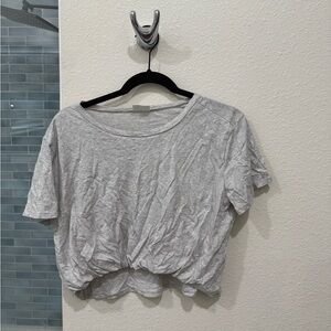 Abound Gray Crop Top